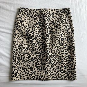 Cheetah Print Pencil Skirt